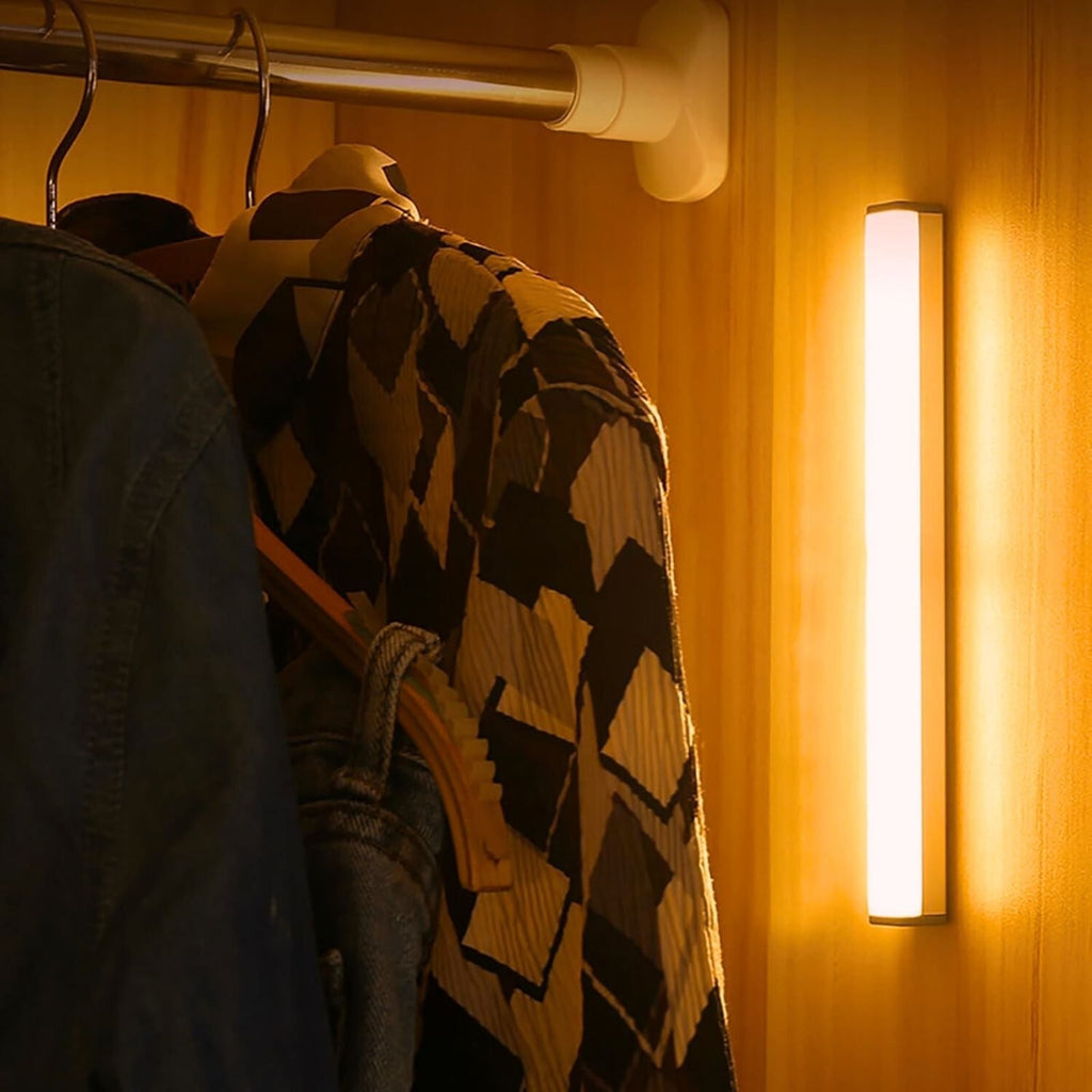 Motion Activated LED Light Bar for Closet Under Cabinet and Bedside Lighting - Image 3