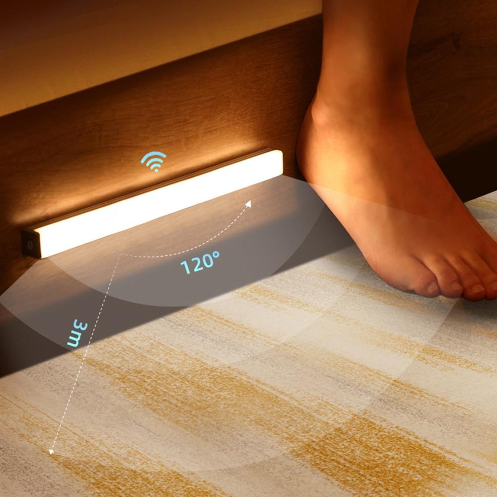 Motion Activated LED Light Bar for Closet Under Cabinet and Bedside Lighting - Image 6