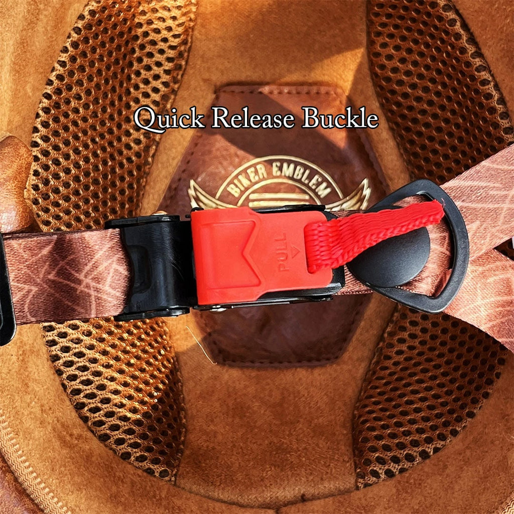 Motorcycle Half Helmet with Integrated Sun Visor and Quick Release Buckle - Image 7