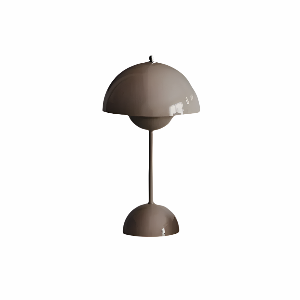 Mushroom Table Lamp with Rechargeable LED Dimmable Light and Cordless Portable Design - Image 1