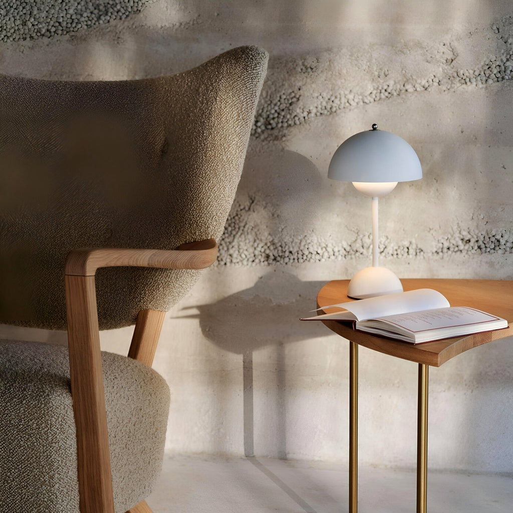 Mushroom Table Lamp with Rechargeable LED Dimmable Light and Cordless Portable Design - Image 16