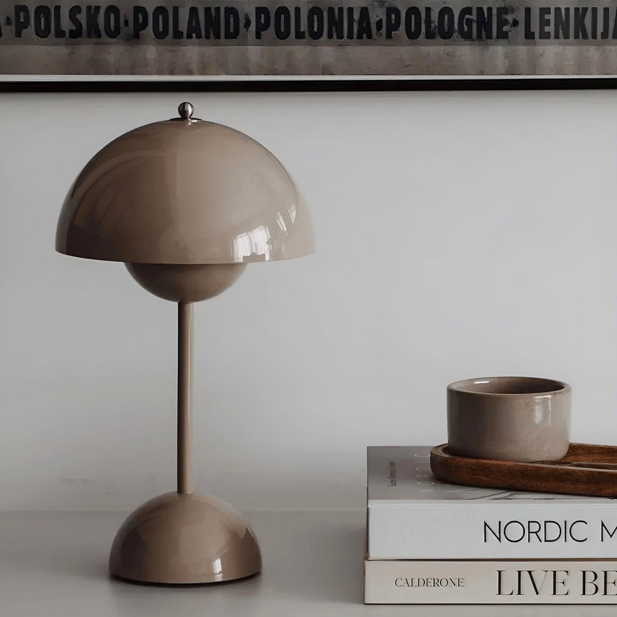 Mushroom Table Lamp with Rechargeable LED Dimmable Light and Cordless Portable Design - Image 17