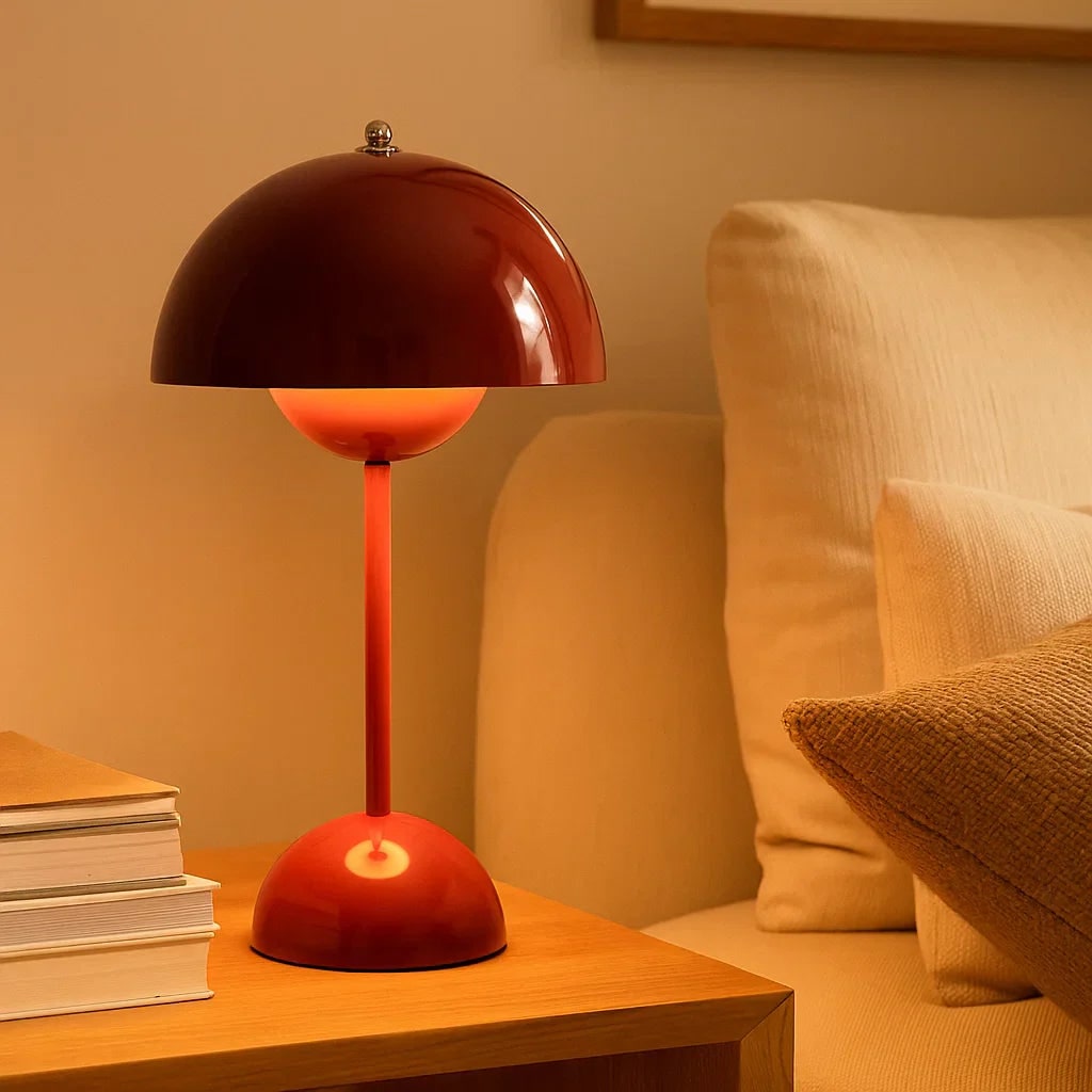 Mushroom Table Lamp with Touch Control and Adjustable Brightness Dimmable LED - Image 1