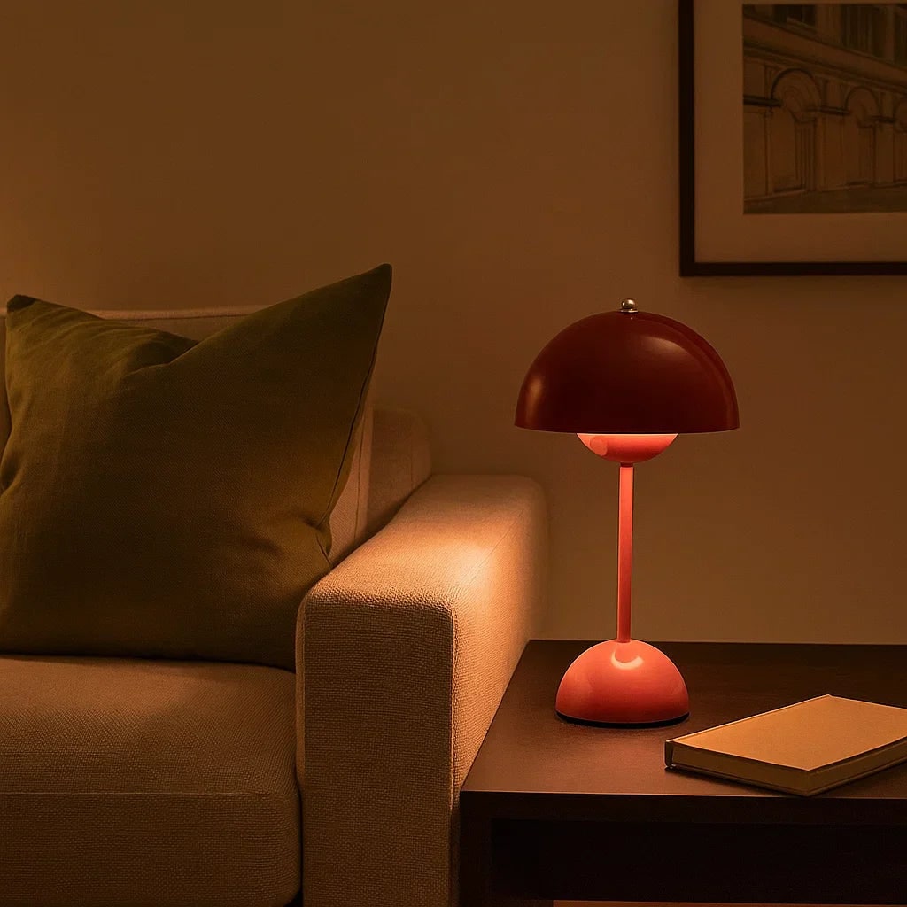 Mushroom Table Lamp with Touch Control and Adjustable Brightness Dimmable LED - Image 2