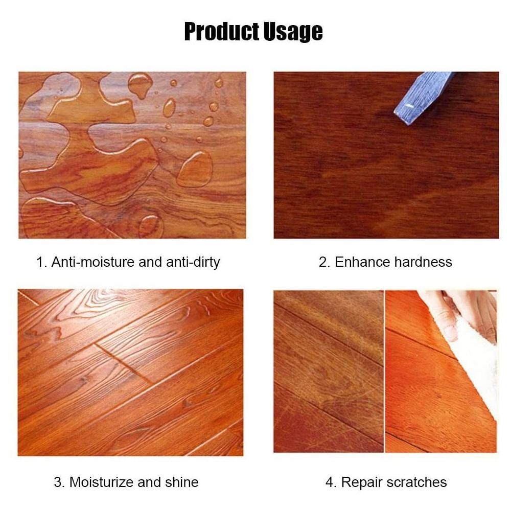 Natural Beeswax Wood Polish Paste for Wooden Furniture 80g Restoring Wax - Image 8