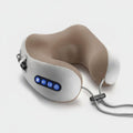 Neck Massager and Heated Massage Pillow with Vibration and Adjustable Drawstring - Image 1