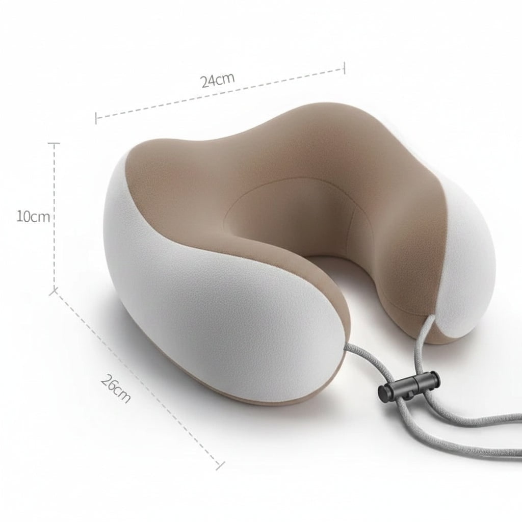 Neck Massager and Heated Massage Pillow with Vibration and Adjustable Drawstring - Image 4