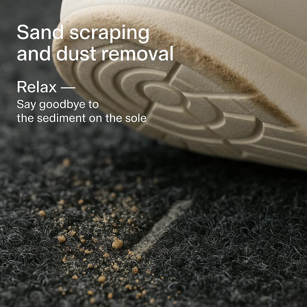 Non-Slip Indoor Outdoor Mat with Textured Dirt-Trapping Surface and Rubber Backing - Image 4
