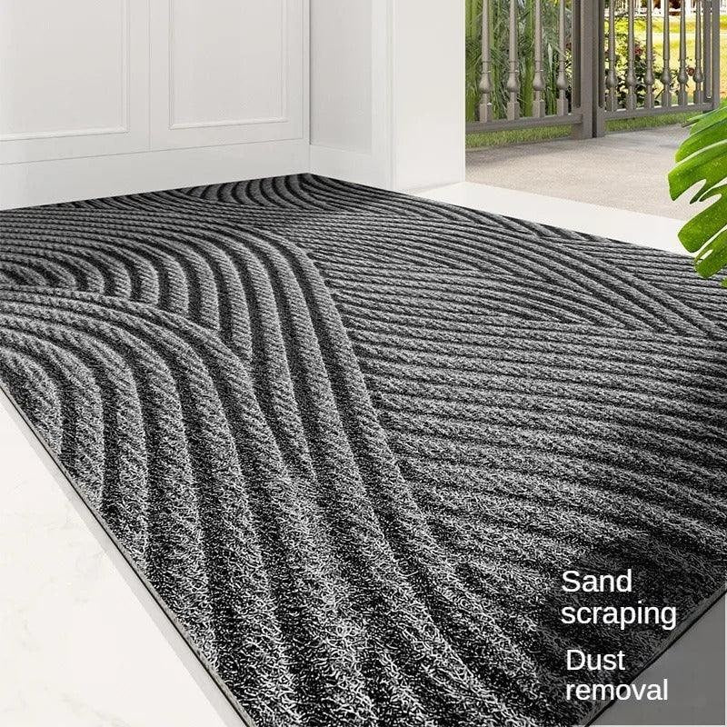 Non-Slip Indoor Outdoor Mat with Textured Dirt-Trapping Surface and Rubber Backing - Image 6