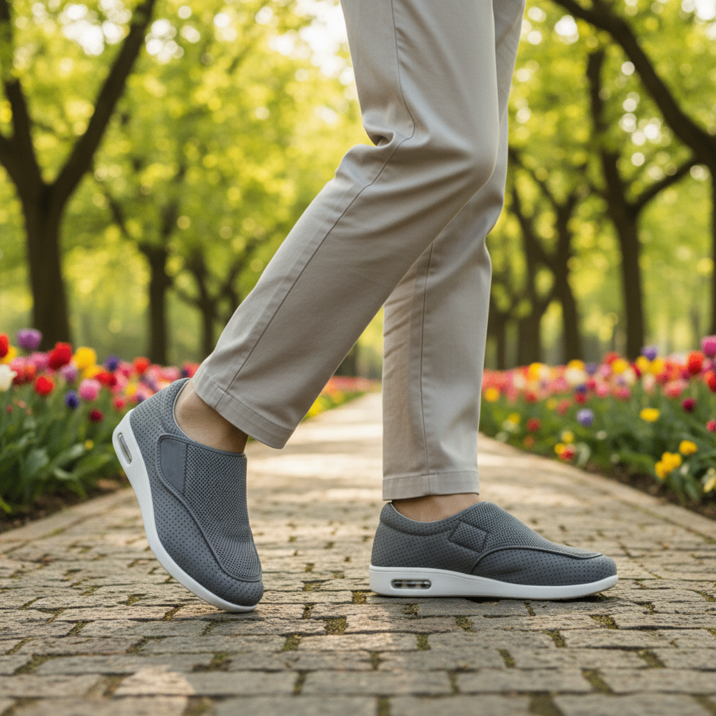 Orthopedic Shoes with Breathable Mesh Cushioned Insole and Non-Slip Sole - Image 2