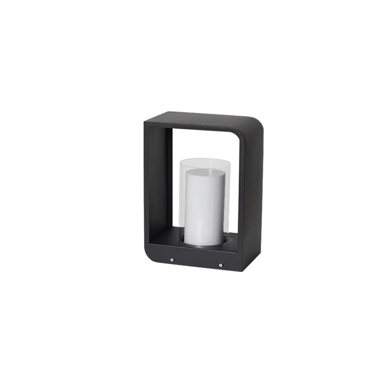 Outdoor Floor Lamp Modern Design with Rectangular Frame for Patio and Garden Lighting - Image 10