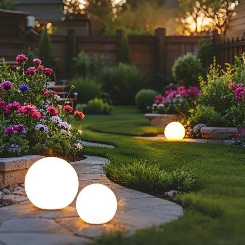 Outdoor Globe Lights Cordless Frosted Portable with Warm White LED and Weather Resistant Design - Image 10