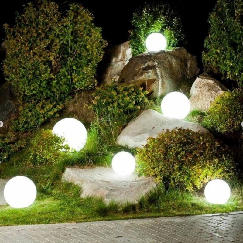 Outdoor Globe Lights Cordless Frosted Portable with Warm White LED and Weather Resistant Design - Image 14