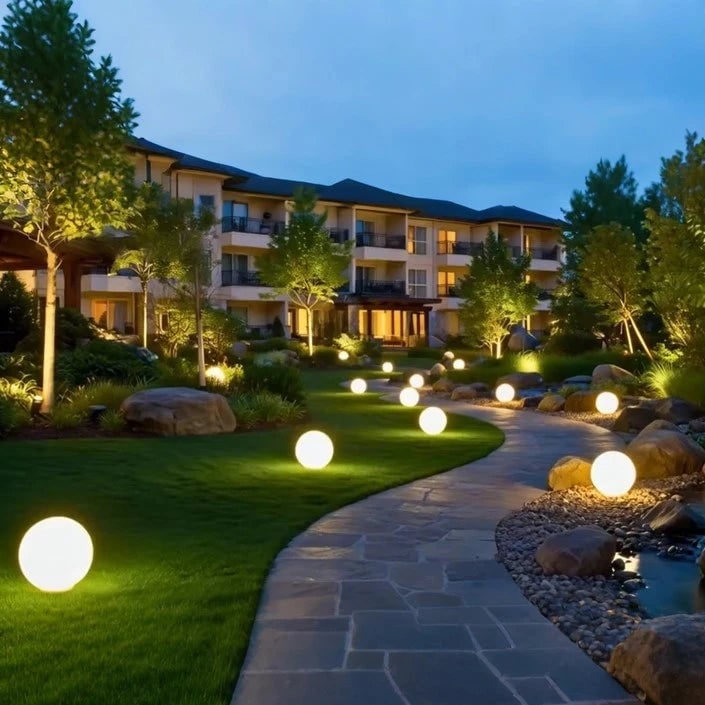 Outdoor Globe Lights Cordless Frosted Portable with Warm White LED and Weather Resistant Design - Image 16