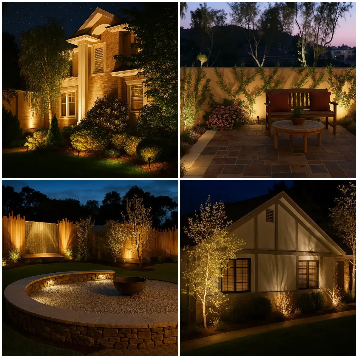 Outdoor Solar Lights with Adjustable Spotlight Head and Waterproof LED Landscape Lighting - Image 16