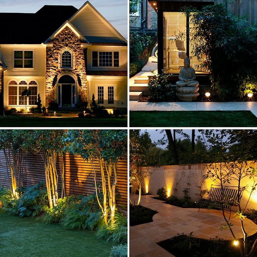 Outdoor Solar Lights with Adjustable Spotlight Head and Waterproof LED Landscape Lighting - Image 17