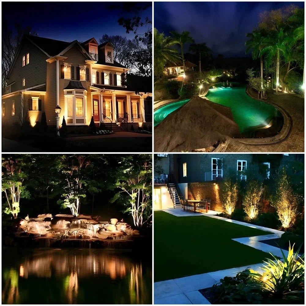 Outdoor Solar Lights with Adjustable Spotlight Head and Waterproof LED Landscape Lighting - Image 18