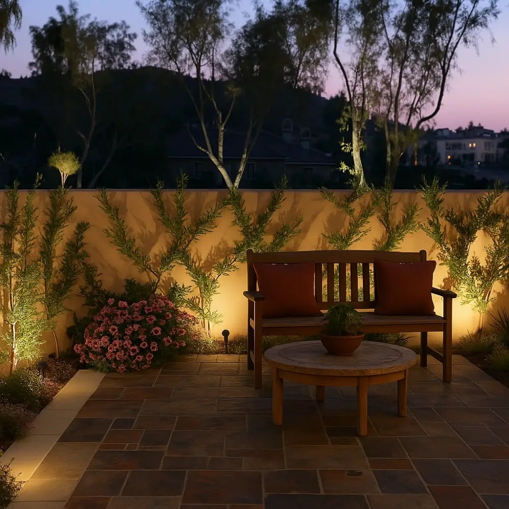 Outdoor Solar Lights with Adjustable Spotlight Head and Waterproof LED Landscape Lighting - Image 4