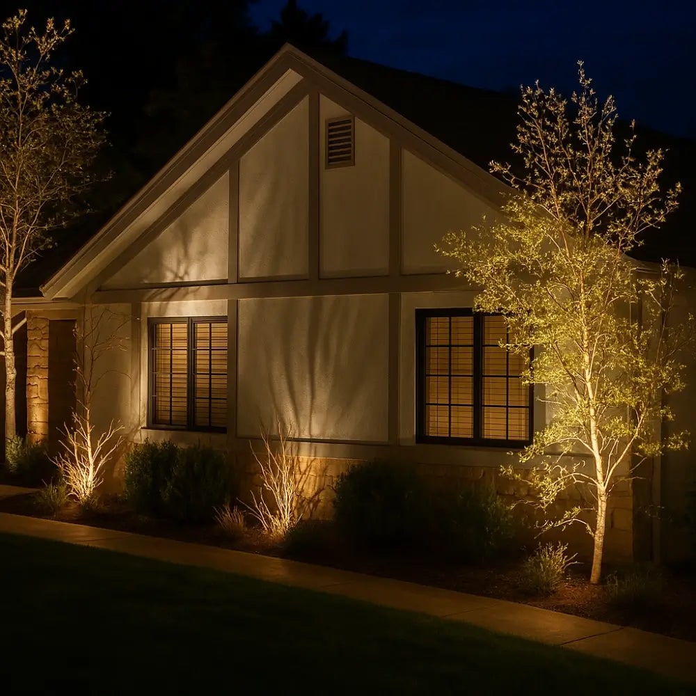 Outdoor Solar Lights with Ground Stakes and Adjustable Tilt for Garden Spotlighting - Image 7