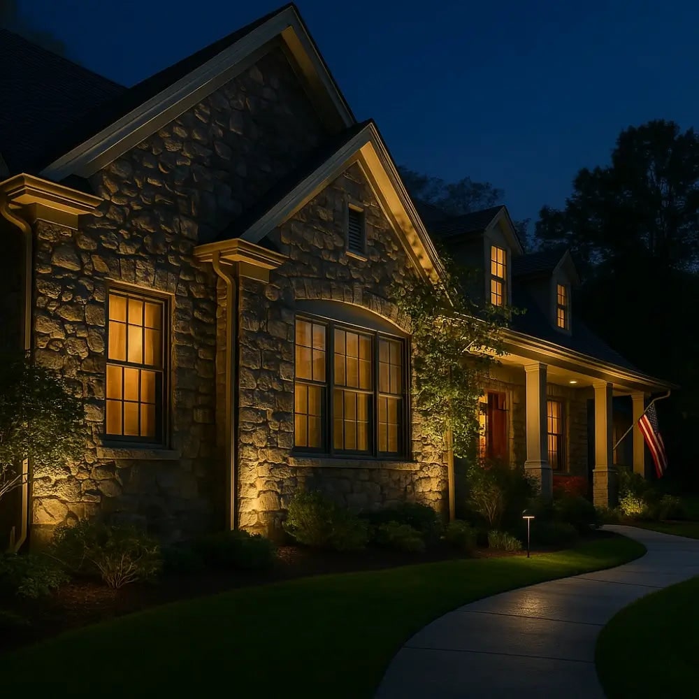 Outdoor Solar Lights with Ground Stakes and Adjustable Tilt for Garden Spotlighting - Image 8