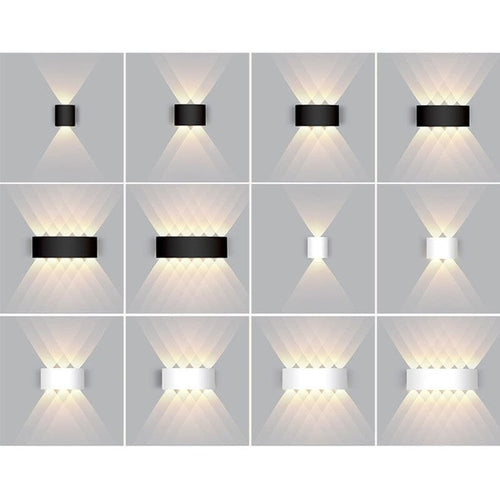 Outdoor Wall Sconce LED Waterproof Slim Modern Up and Down Lighting - Image 2