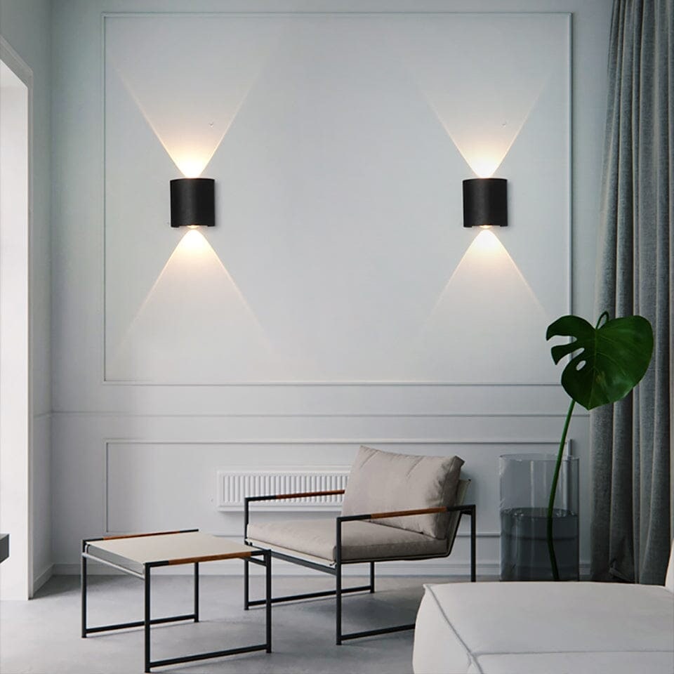 Outdoor Wall Sconce LED Waterproof Slim Modern Up and Down Lighting - Image 4