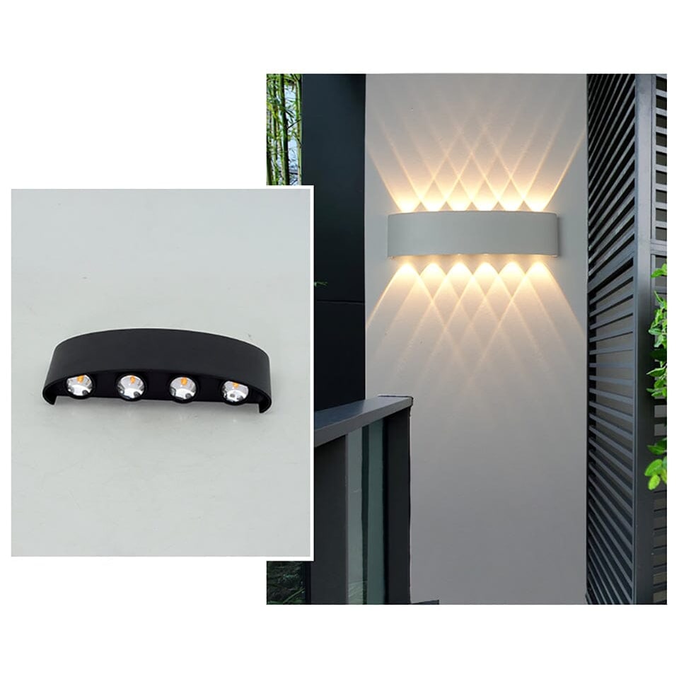 Outdoor Wall Sconce LED Waterproof Slim Modern Up and Down Lighting - Image 6