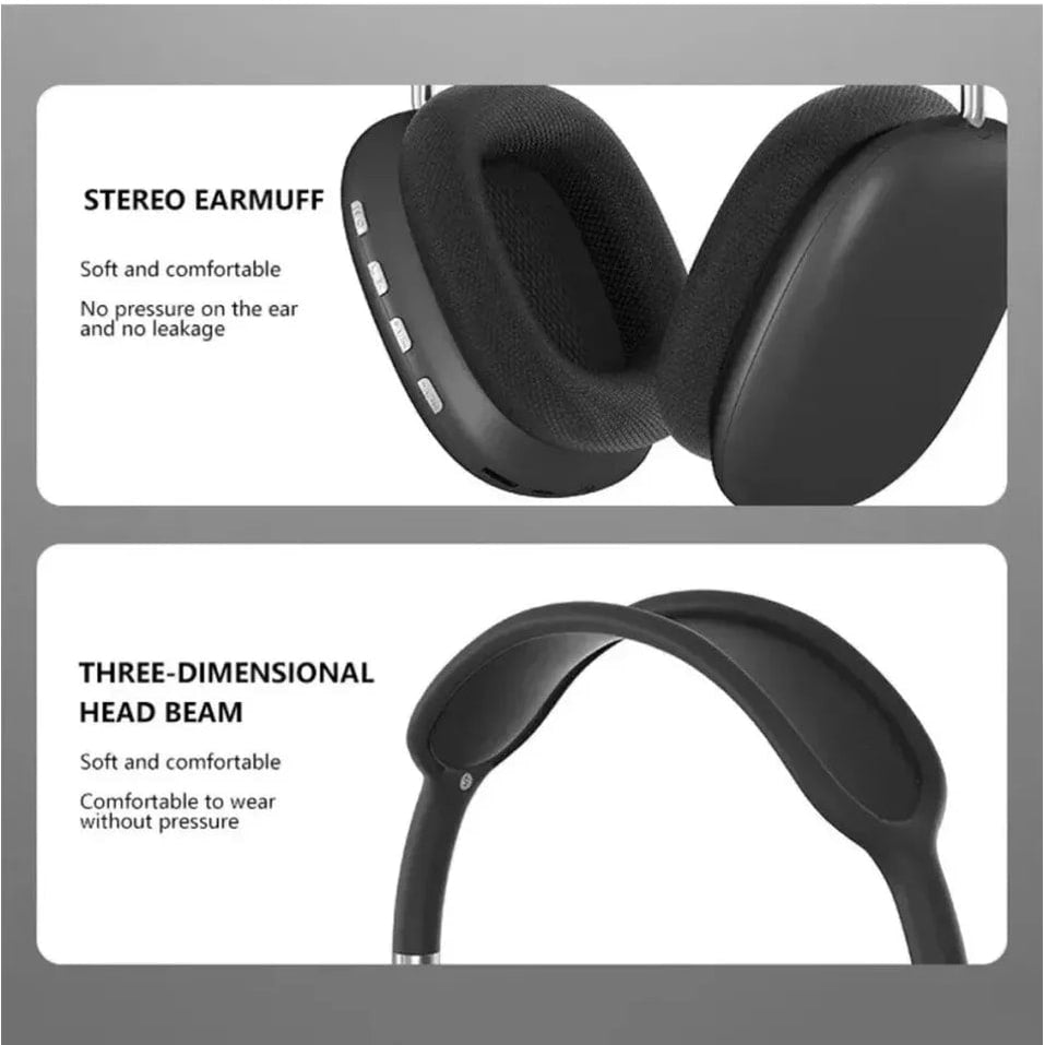 Over Ear Wireless Headphones with Active Noise Cancelling and Microphone - Image 4