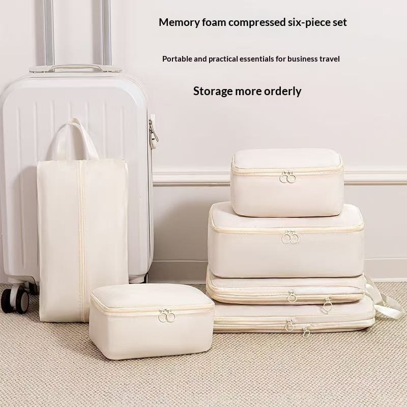 Packing Cubes for Travel with Compression Luggage Organizer Bags and Zippered Pouches - Image 10