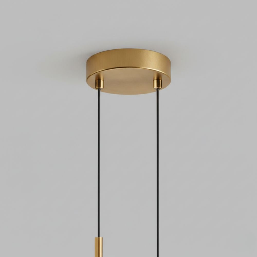 Pendant Light with Frosted Glass Globe and Adjustable Suspension Length - Image 11