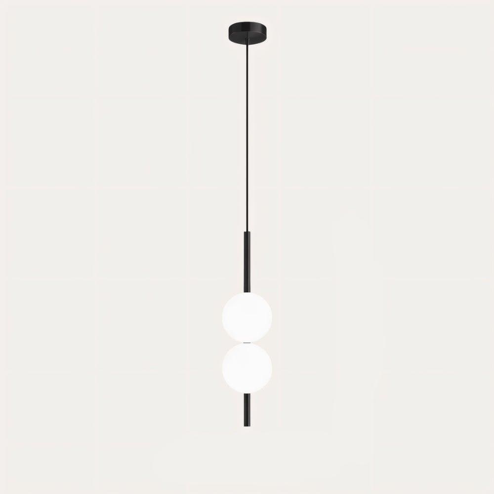 Pendant Light with Frosted Glass Globe and Adjustable Suspension Length - Image 16