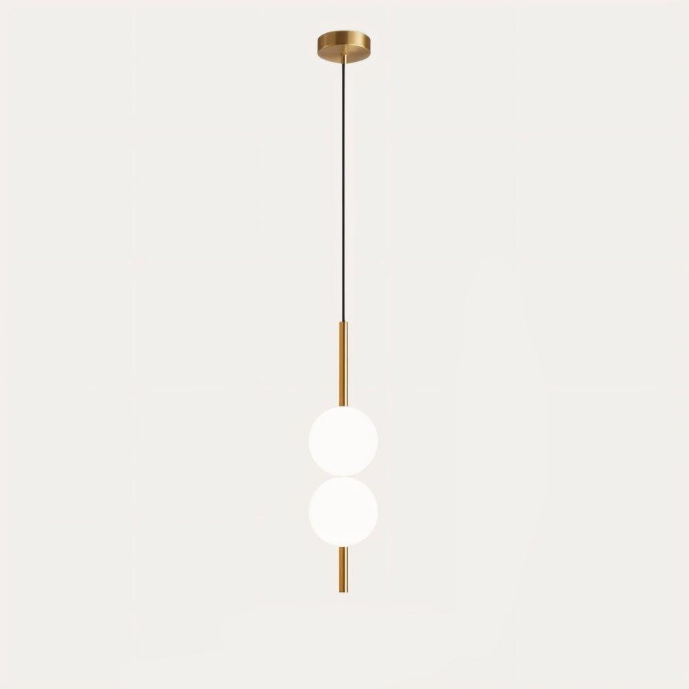 Pendant Light with Frosted Glass Globe and Adjustable Suspension Length - Image 19