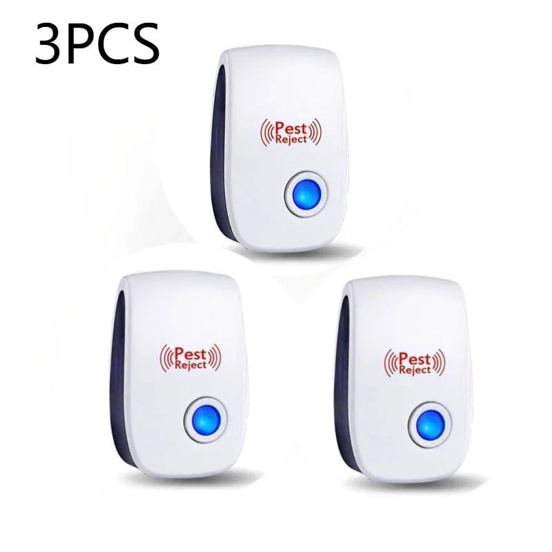 Pest Control Ultrasonic Rodent and Insect Repeller Plug-In Device with LED Indicator - Image 9