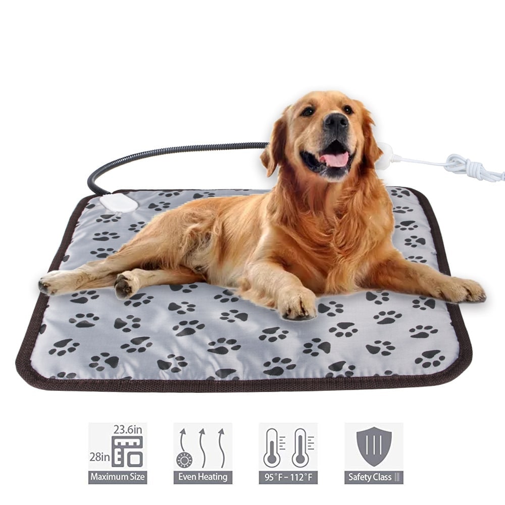 Pet Heating Pad with Waterproof Cord Temperature Control and Chew-Resistant Design - Image 5