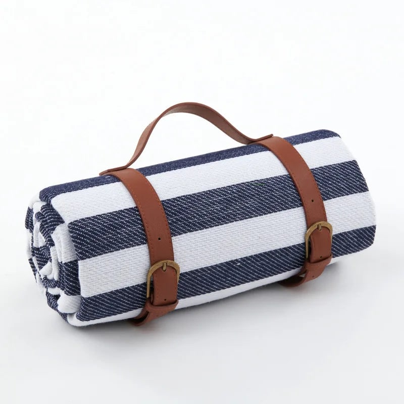 Picnic Blanket with Waterproof Backing Foldable Design and Carrying Strap - Image 12