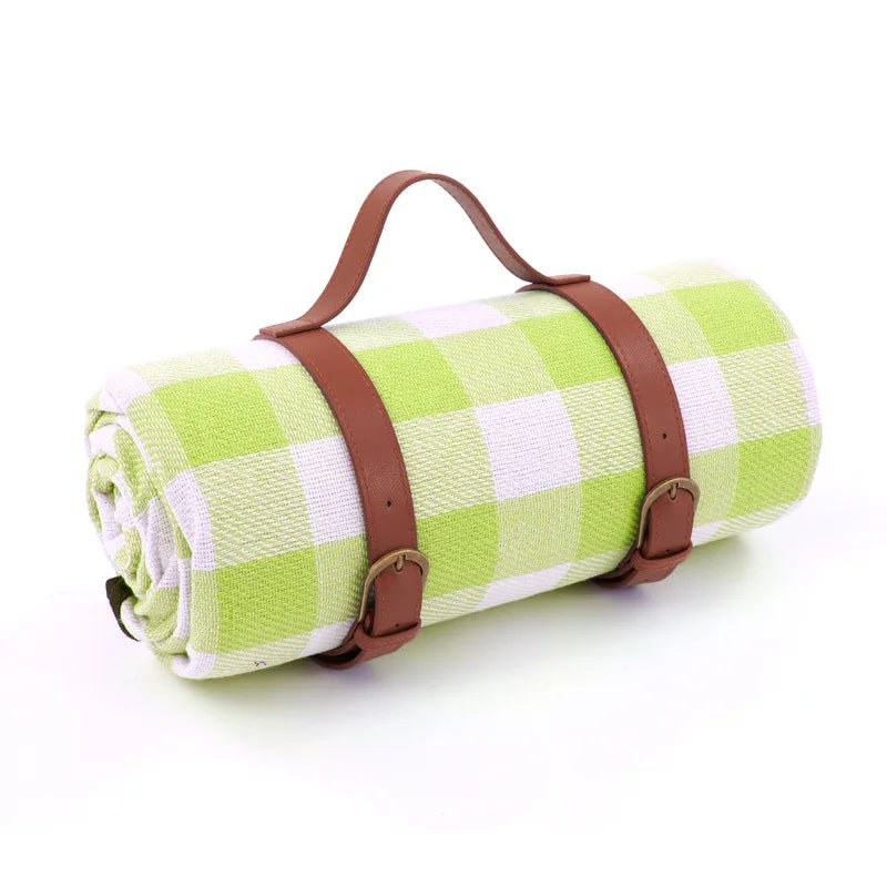 Picnic Blanket with Waterproof Backing Foldable Design and Carrying Strap - Image 8