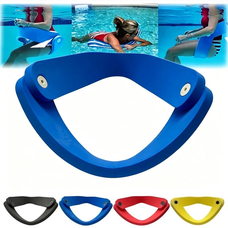 Pool Float Saddle with Adjustable Hinge and Flexible Foam Construction - Image 1