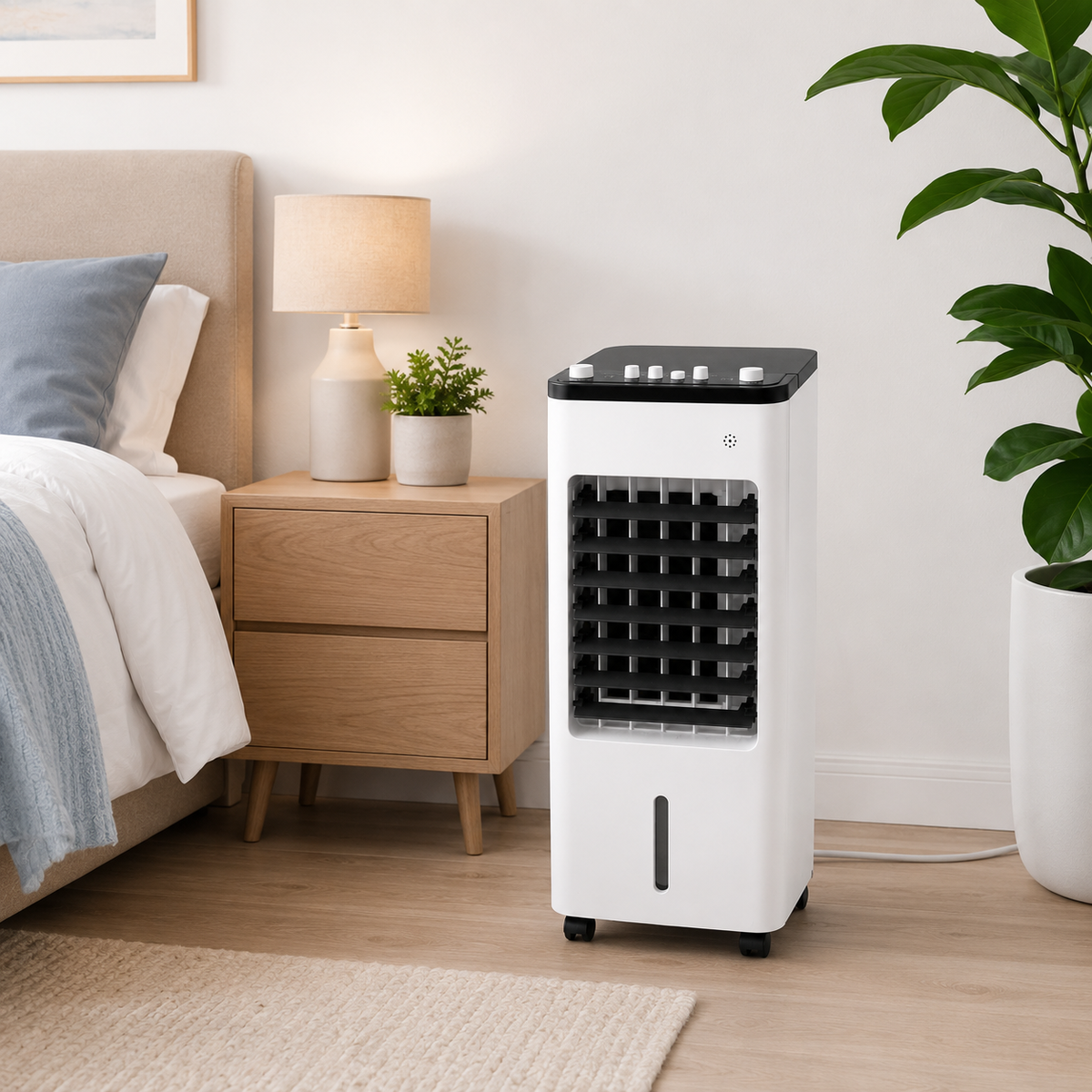 Portable Air Conditioner with Evaporative Cooler Fan and Humidifier Function - Image 3