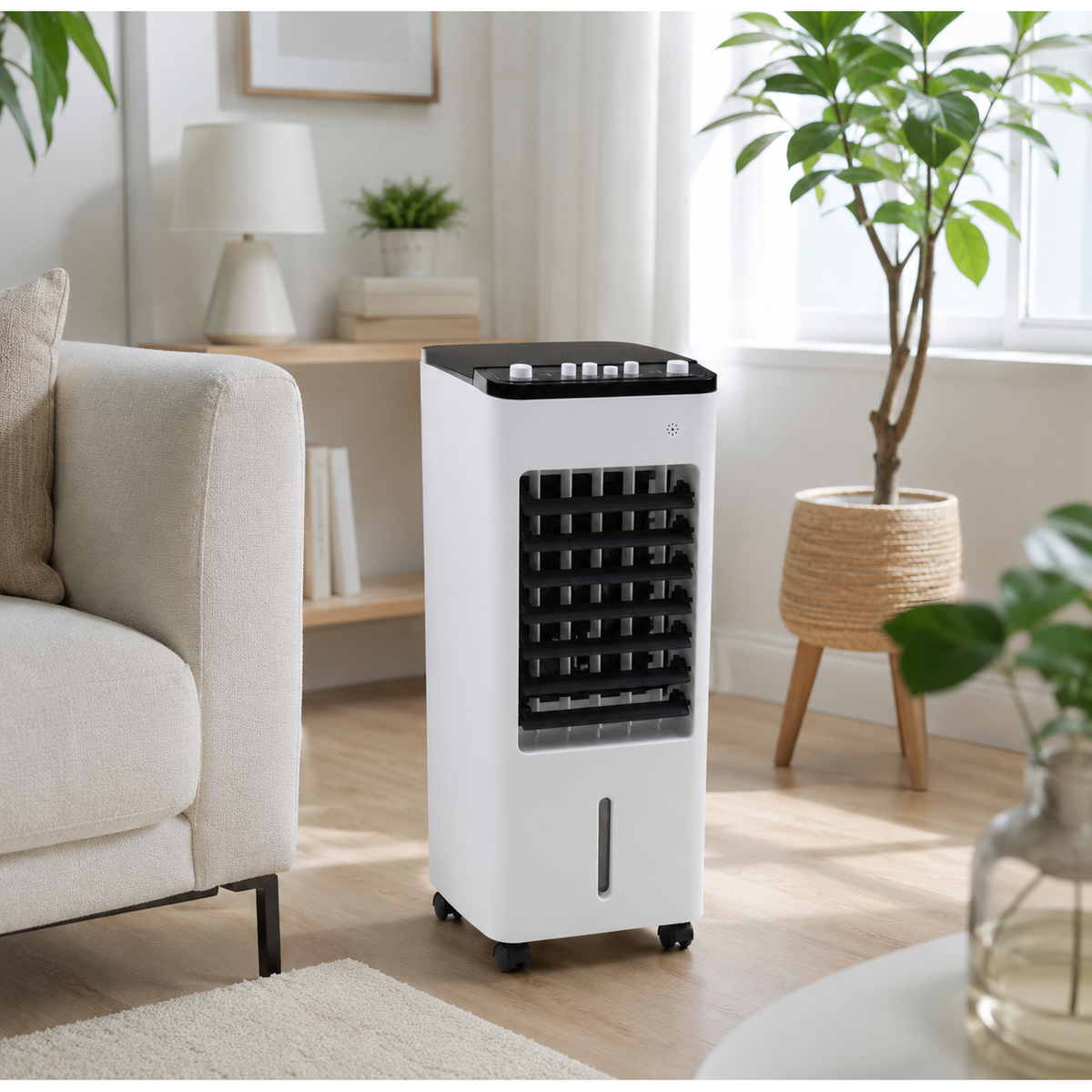 Portable Air Conditioner with Evaporative Cooler Fan and Humidifier Function - Image 5