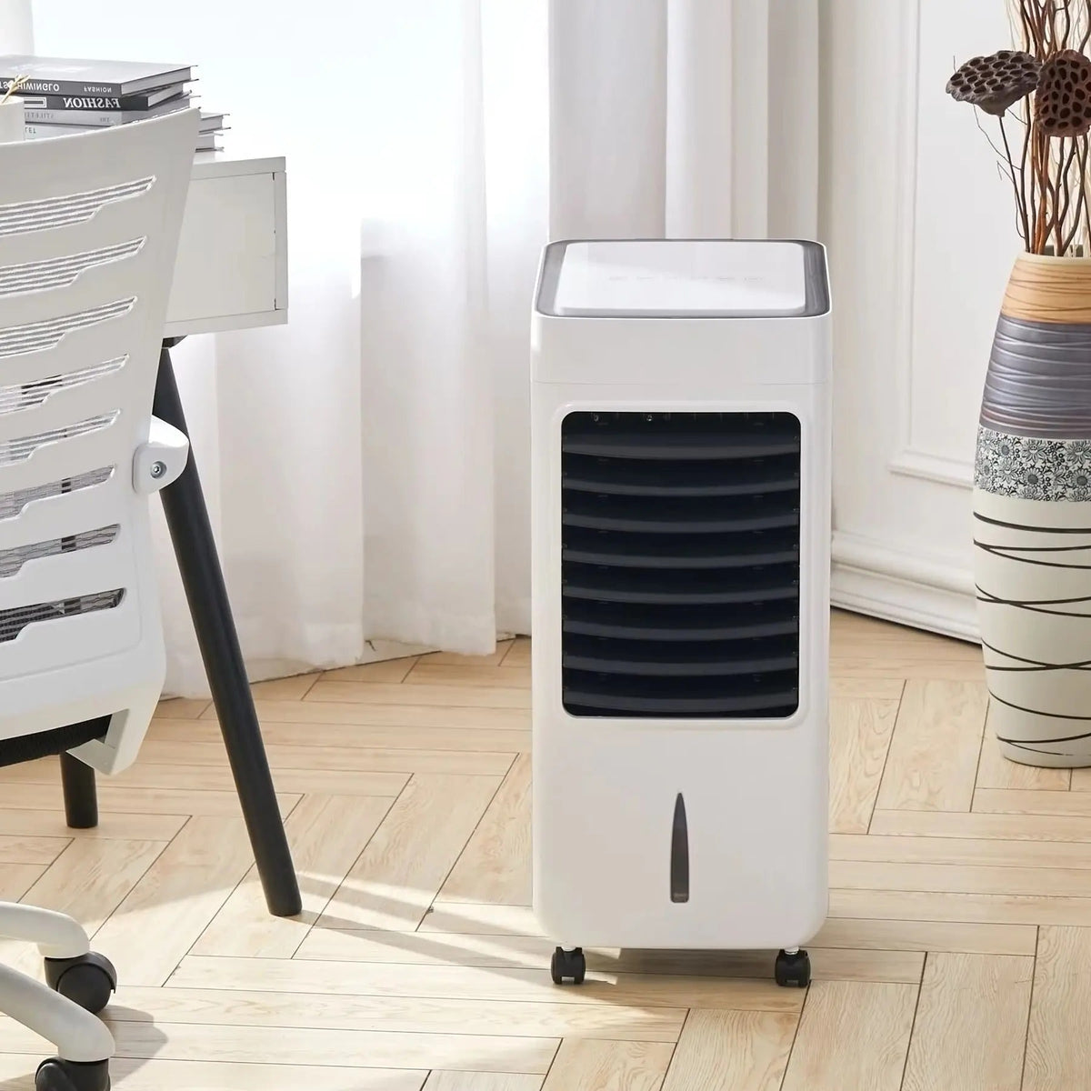 Portable Air Conditioner with Remote Control 6-Liter Water Tank and Cooling Pad - Image 2
