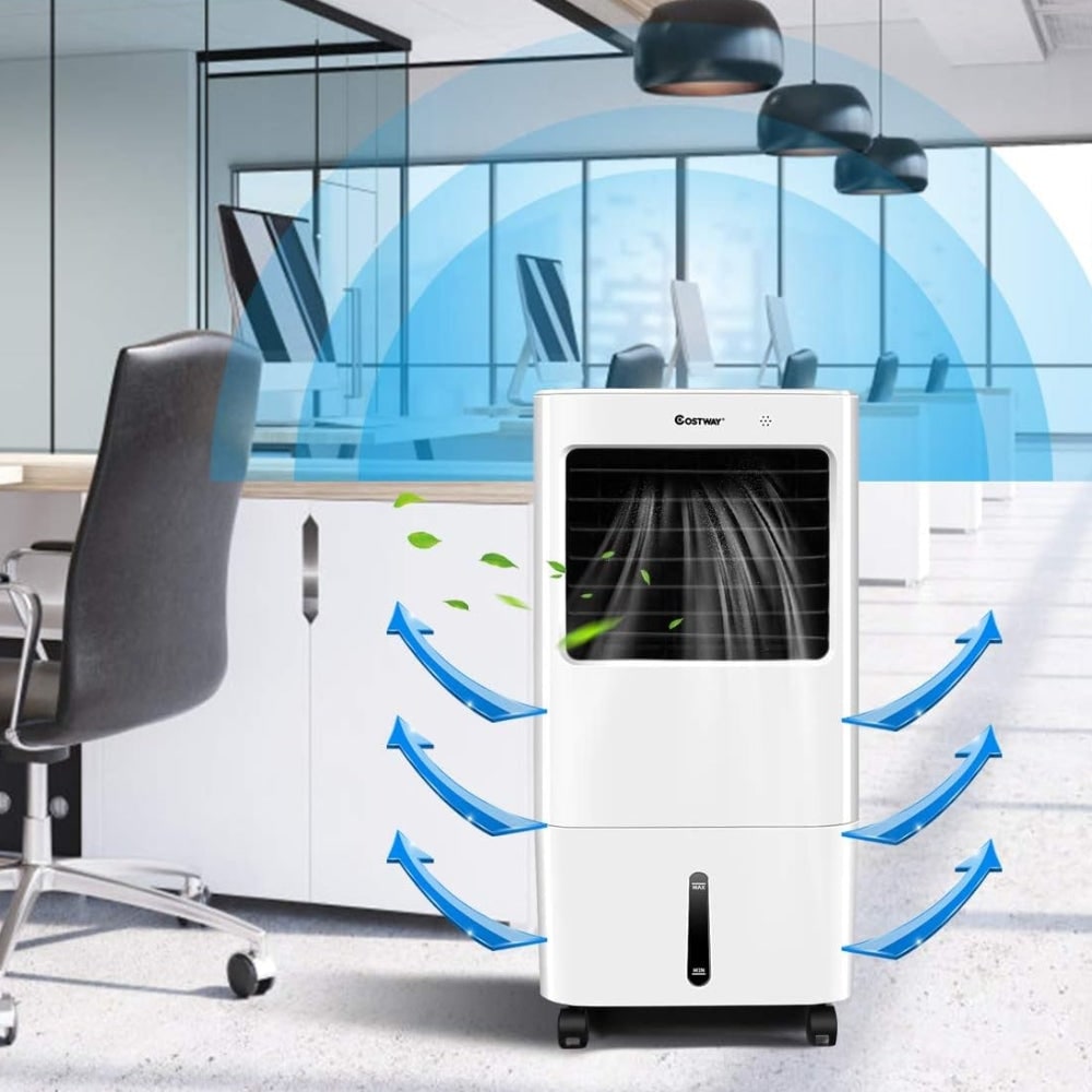 Portable Air Conditioner with Remote Control 6-Liter Water Tank and Cooling Pad - Image 6