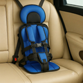 Portable Car Seat Booster with Five-Point Safety Harness and Padded Headrest for Kids - Image 1