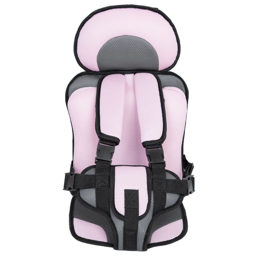 Portable Car Seat with 5-Point Safety Harness Padded Headrest and Adjustable Straps - Image 5