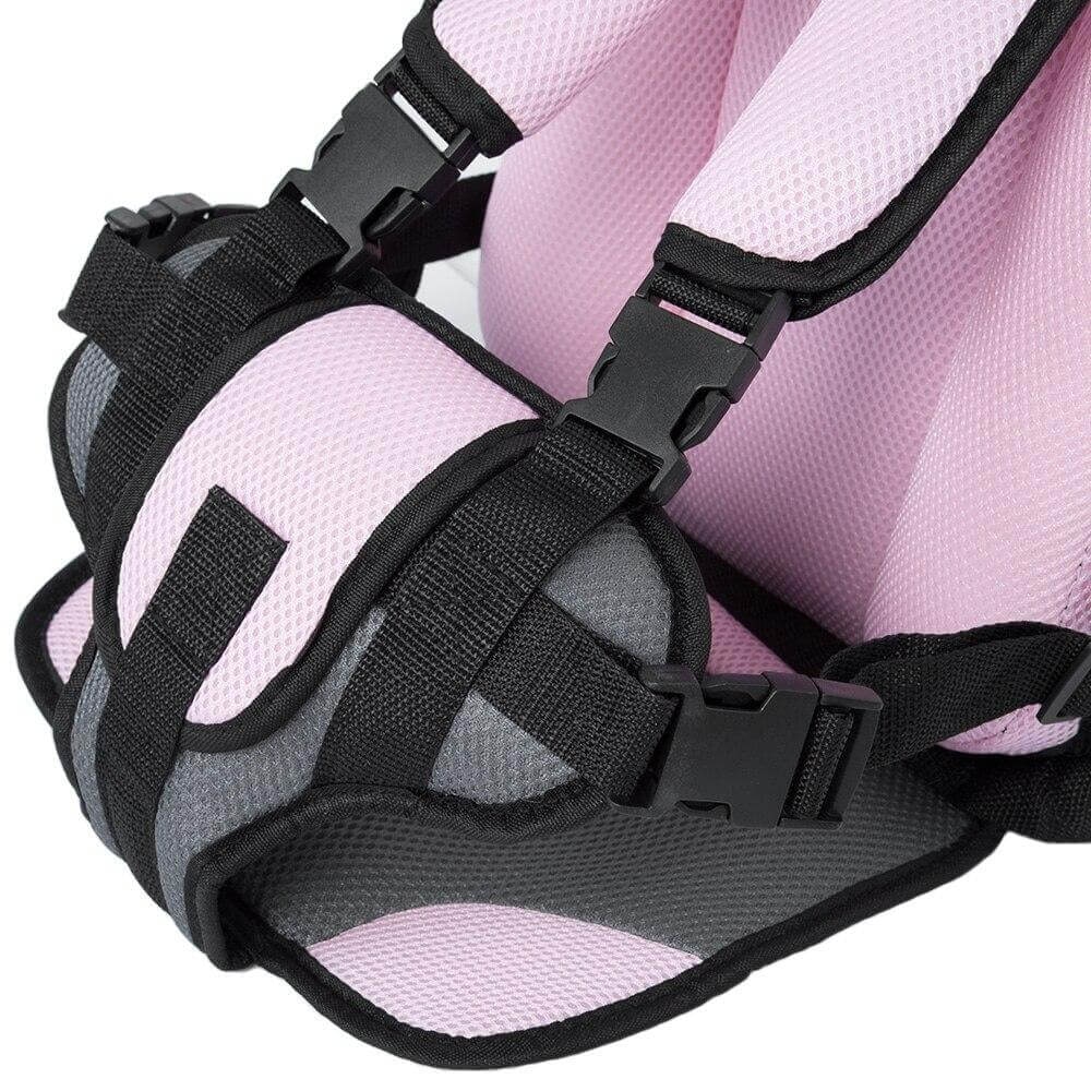 Portable Car Seat with 5-Point Safety Harness Padded Headrest and Adjustable Straps - Image 7