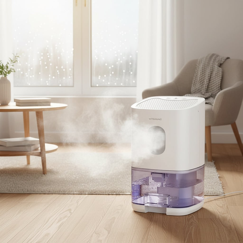 Portable Dehumidifier for Bedroom Basement and Small Spaces with Quiet Compact Design - Image 4