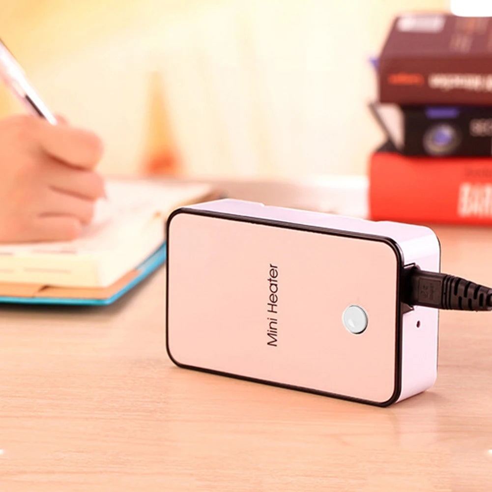 Portable Electric Space Heater with Ceramic Ptc Heating Technology Compact Desktop Mini Design - Image 1