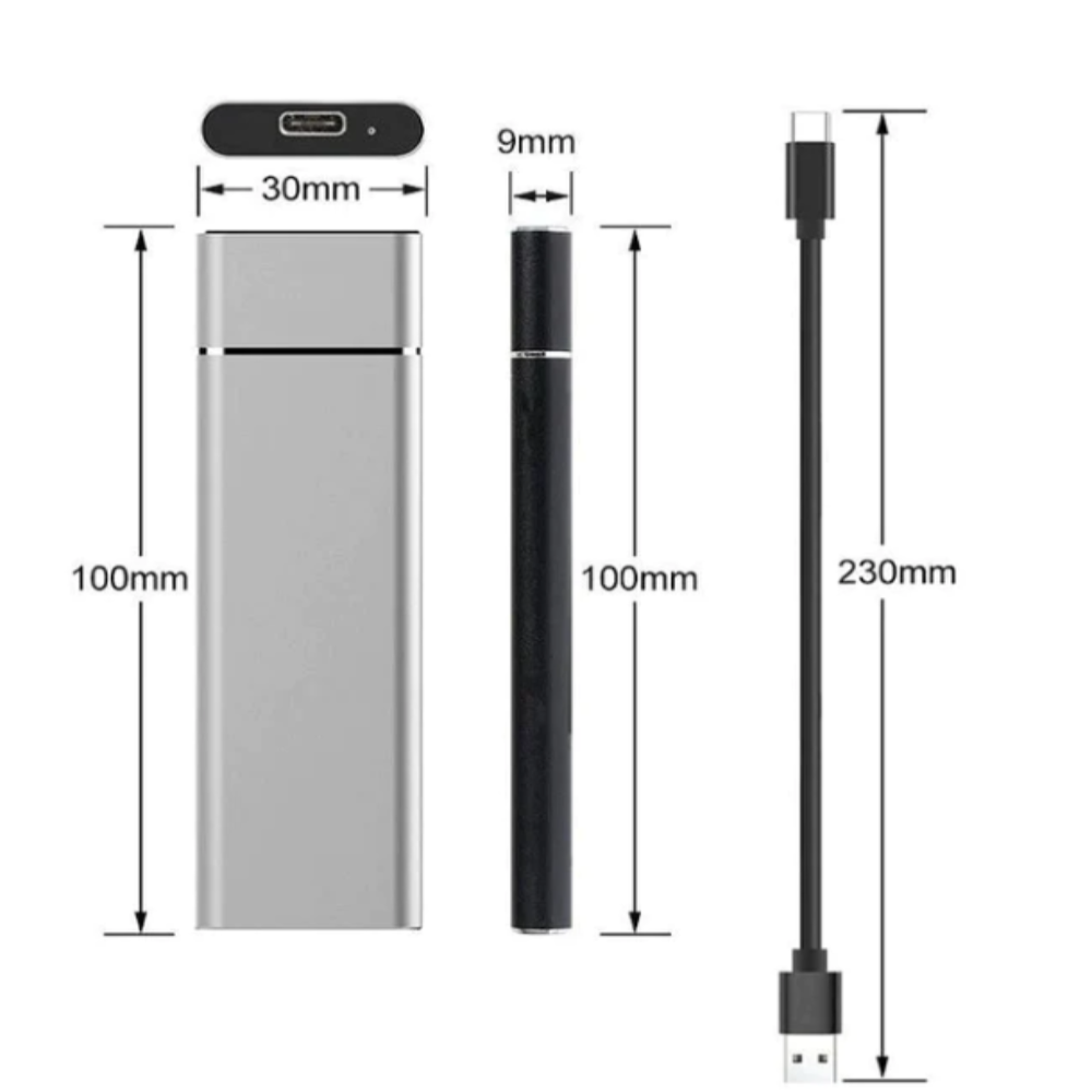 Portable External Hard Drive with Slim Design for Everyday Storage - Image 2