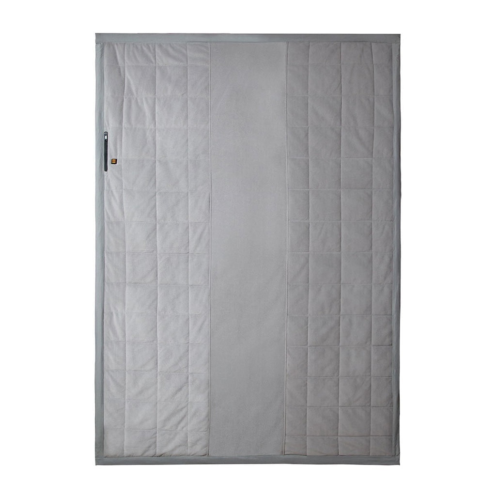 Portable Heated Blanket with Battery Power Bank Three Heat Zones and Quilted Fleece - Image 11