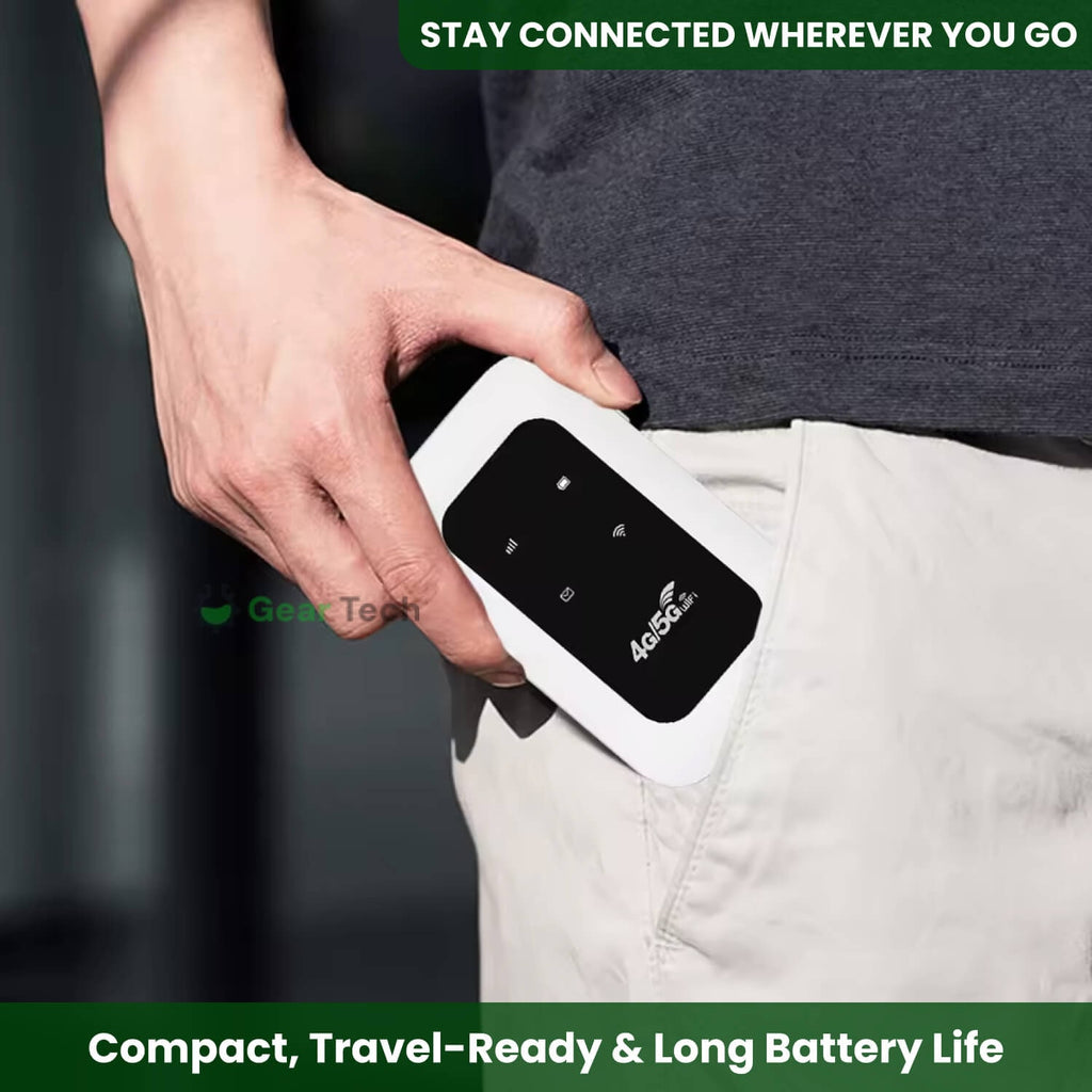 Portable WIFI Router with Lcd Display and Hotspot Function for Travel - Image 4