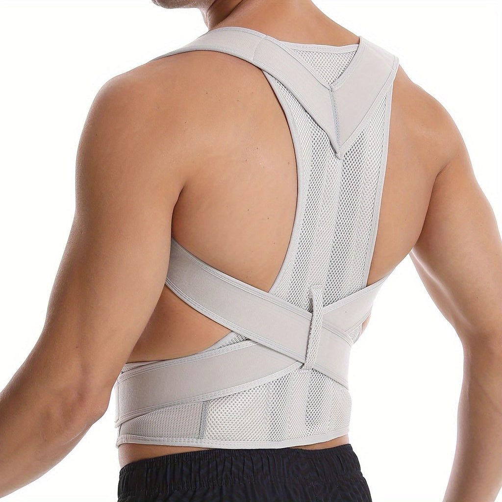 Posture Corrector Back Brace with Lumbar Support and Adjustable Breathable Mesh Straps - Image 6
